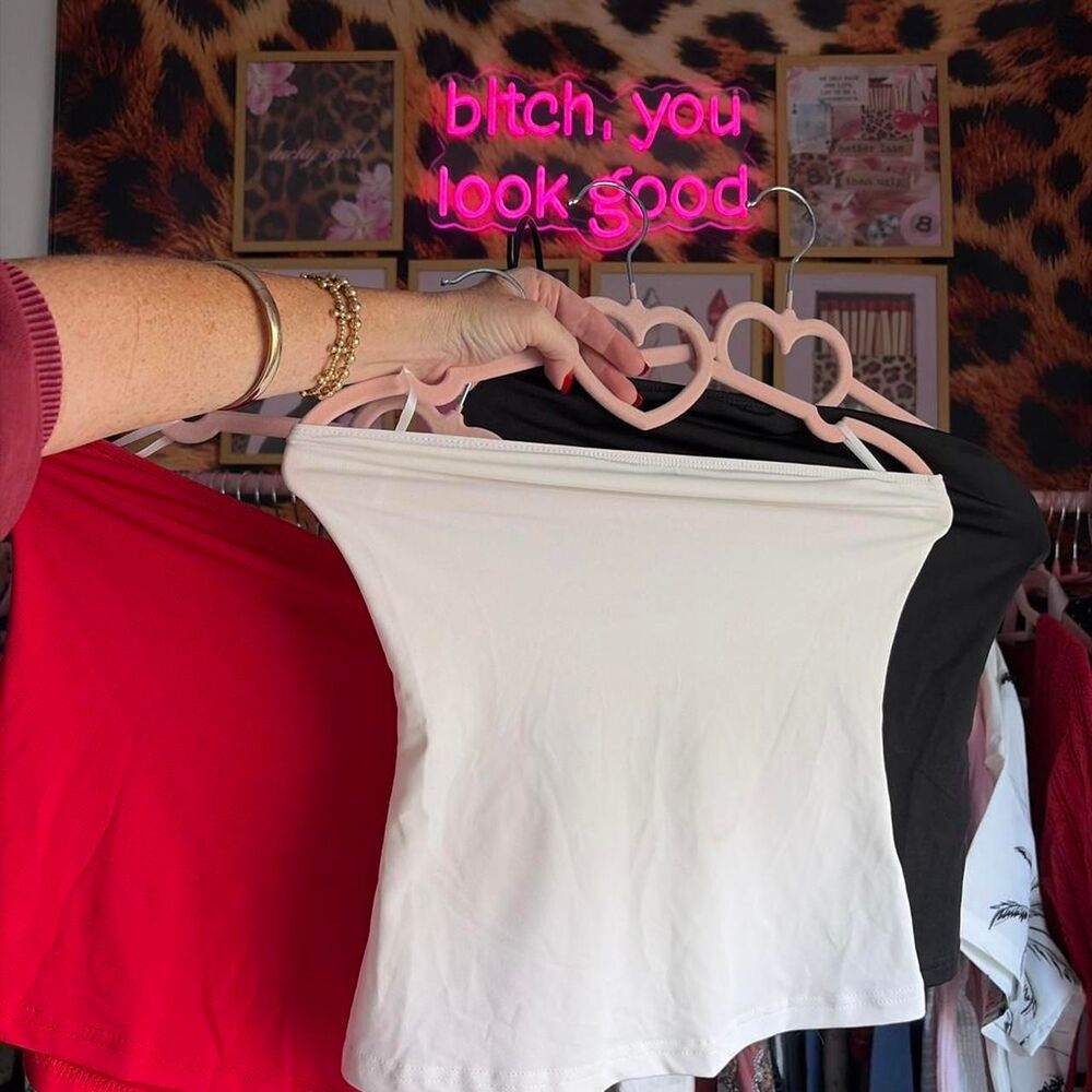 Unbranded Women's White Crop-top